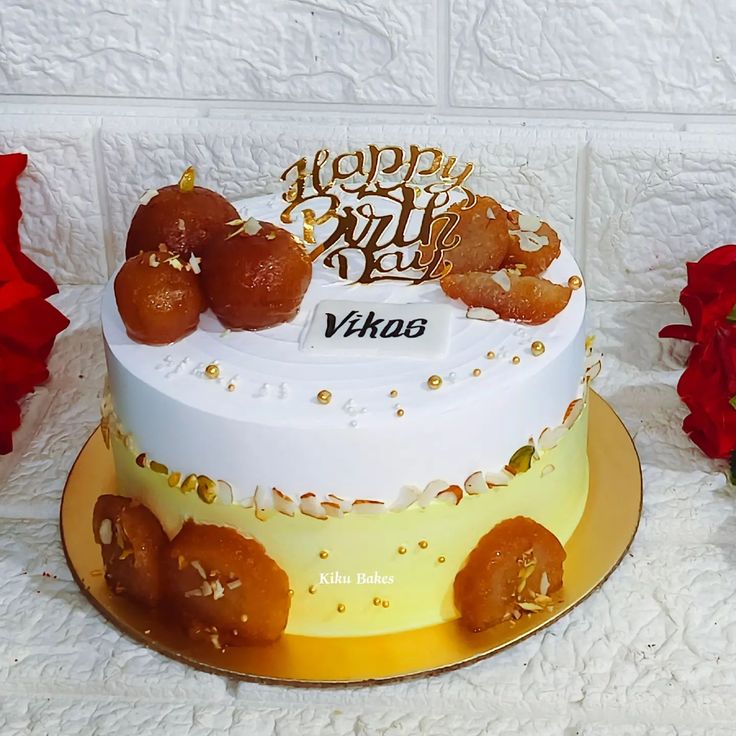 Gulab Jamun Cake