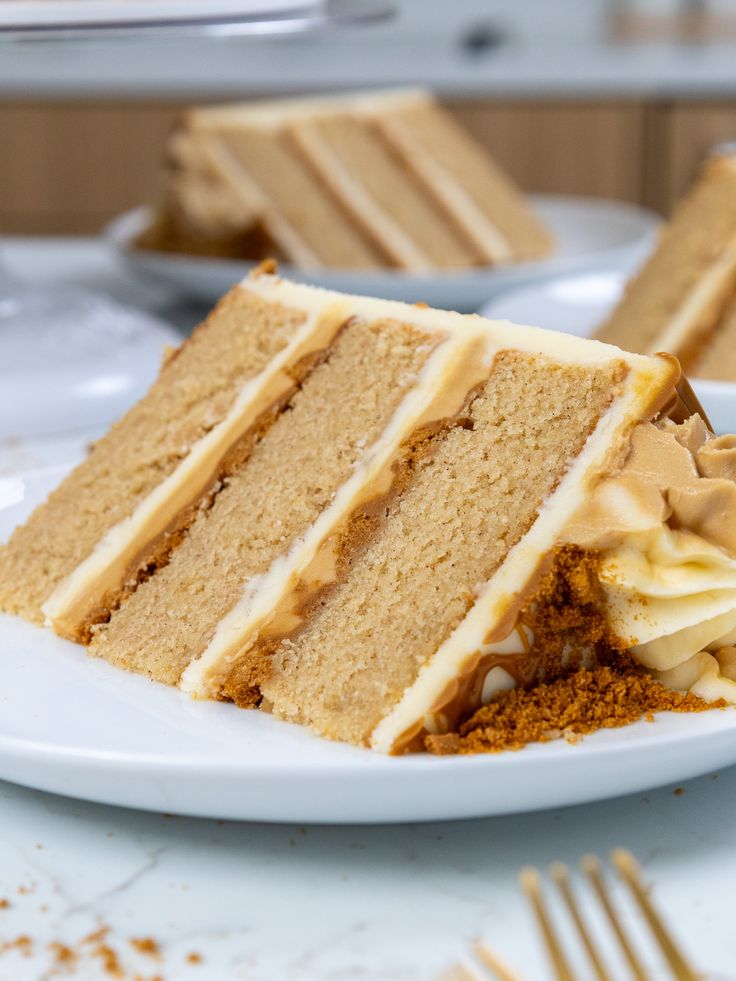 Butter Scotch cake Slice