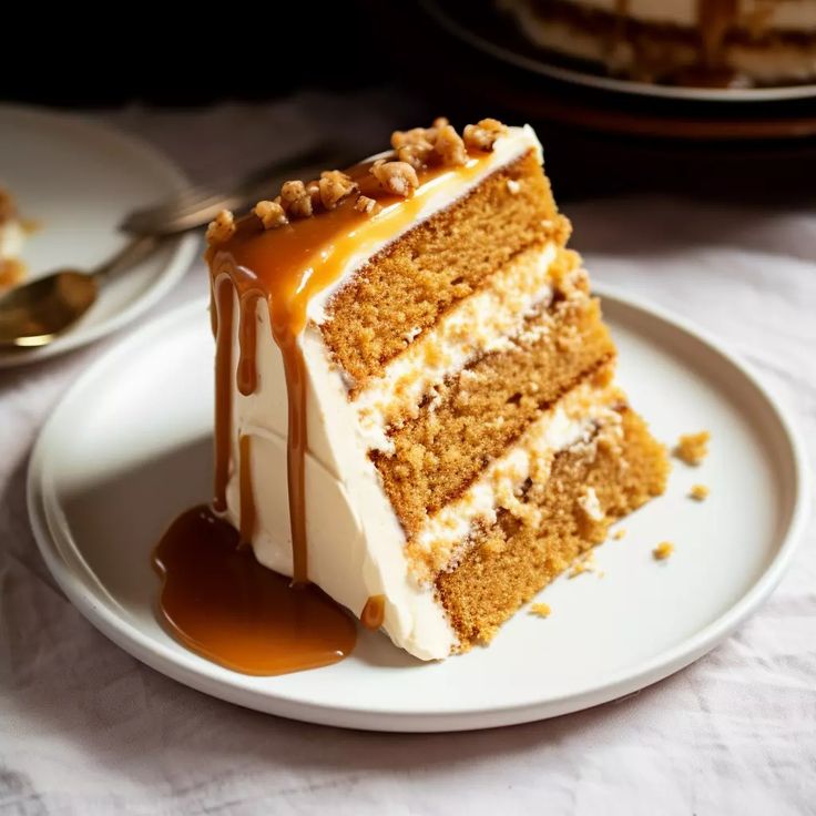 Butter Scotch cake Slice