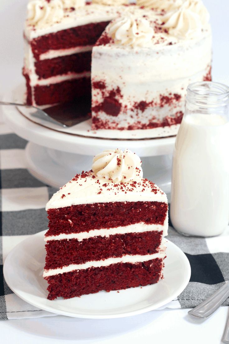 Red Velvet Cake Slice