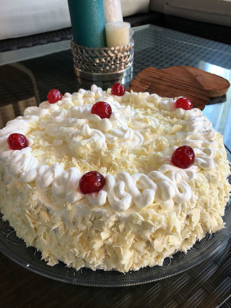 White Forest Cake