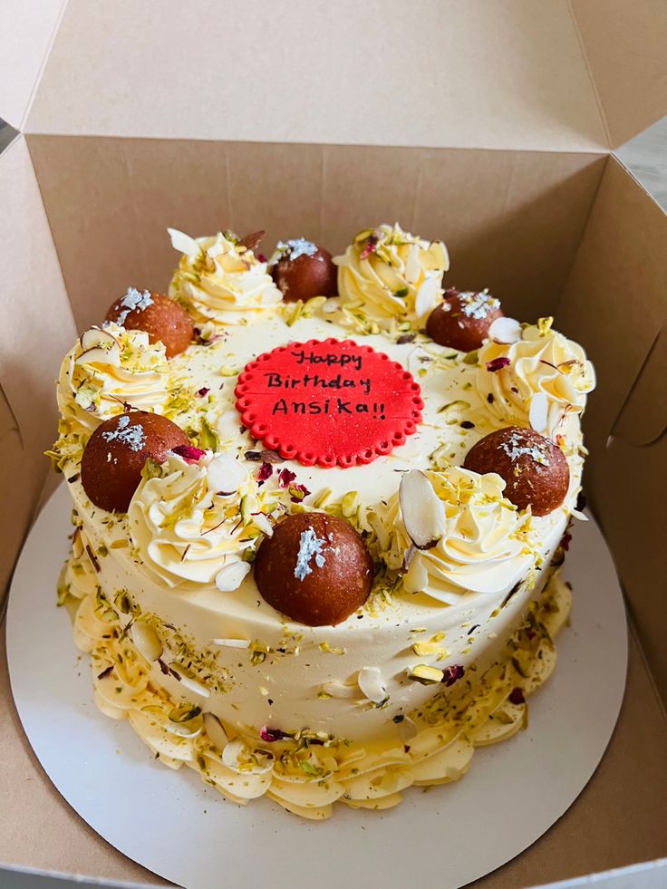 Gulab Jamun Cake