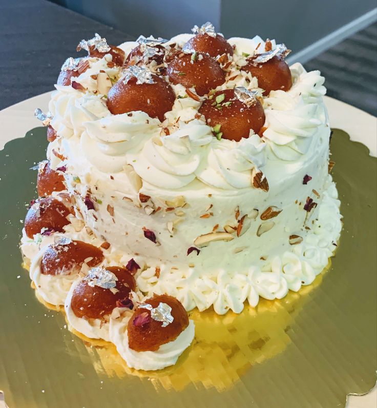 Gulab Jamun Cake