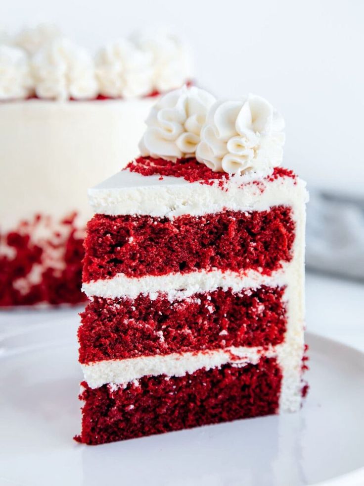 Red Velvet Cake Slice