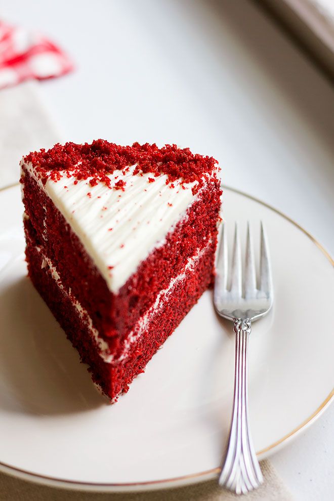 Red Velvet Cake Slice