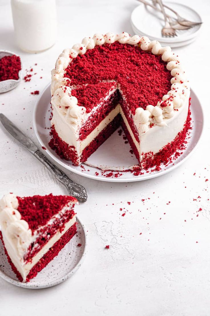 Red Velvet Cake Slice