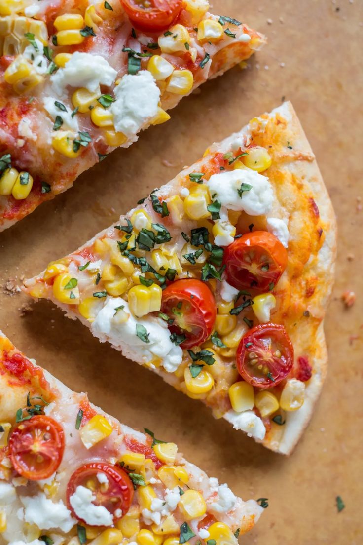 Corn & Cheese Pizza