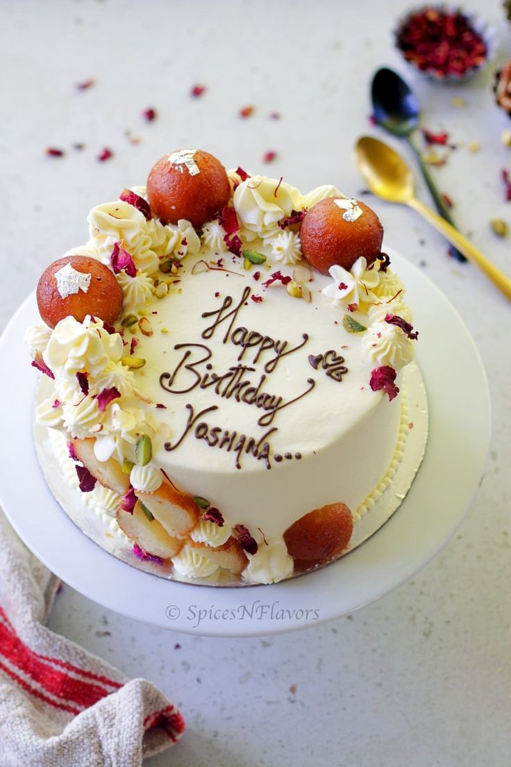 Gulab Jamun Cake