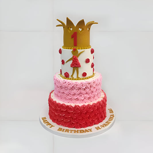 Crown Themed Cake