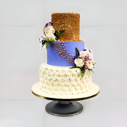 3- Tier Anniversary Cake