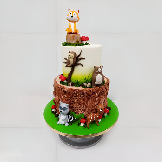 2- Tier Jungle Cake