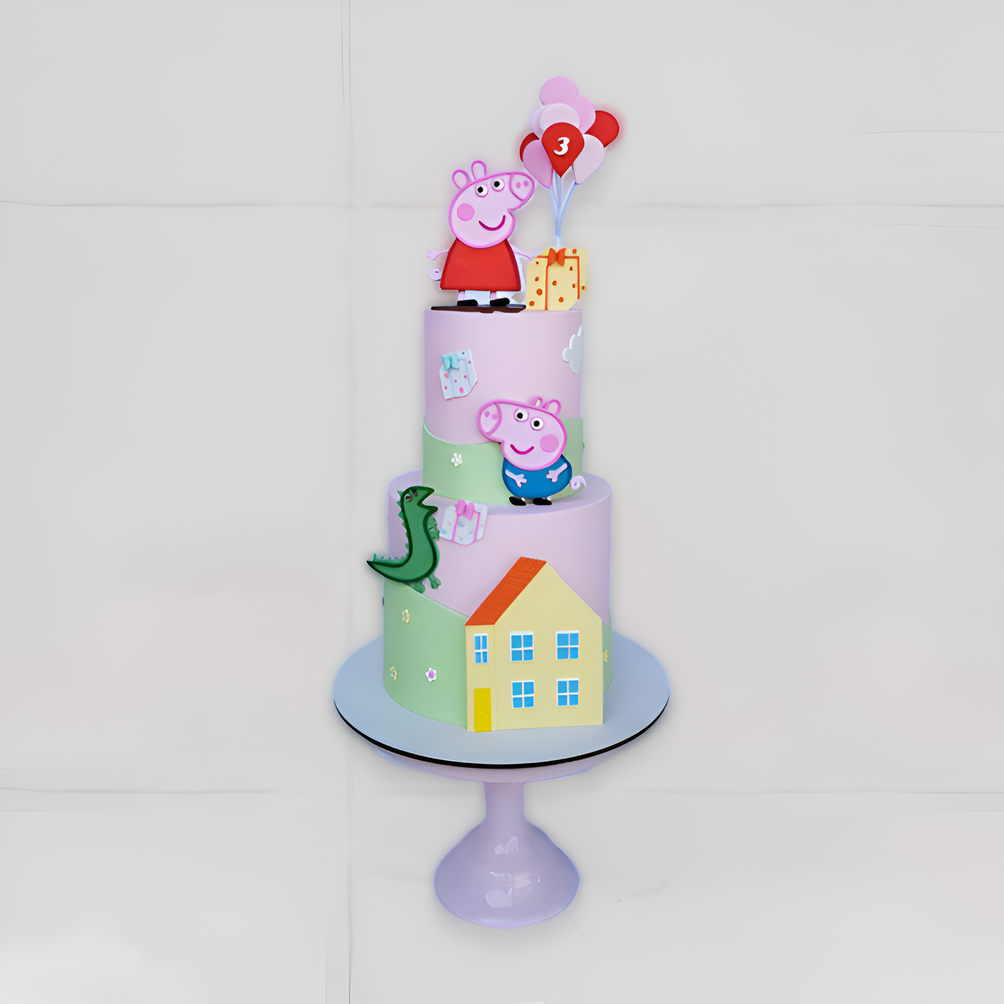 2- Tier Peppa Pig Cake