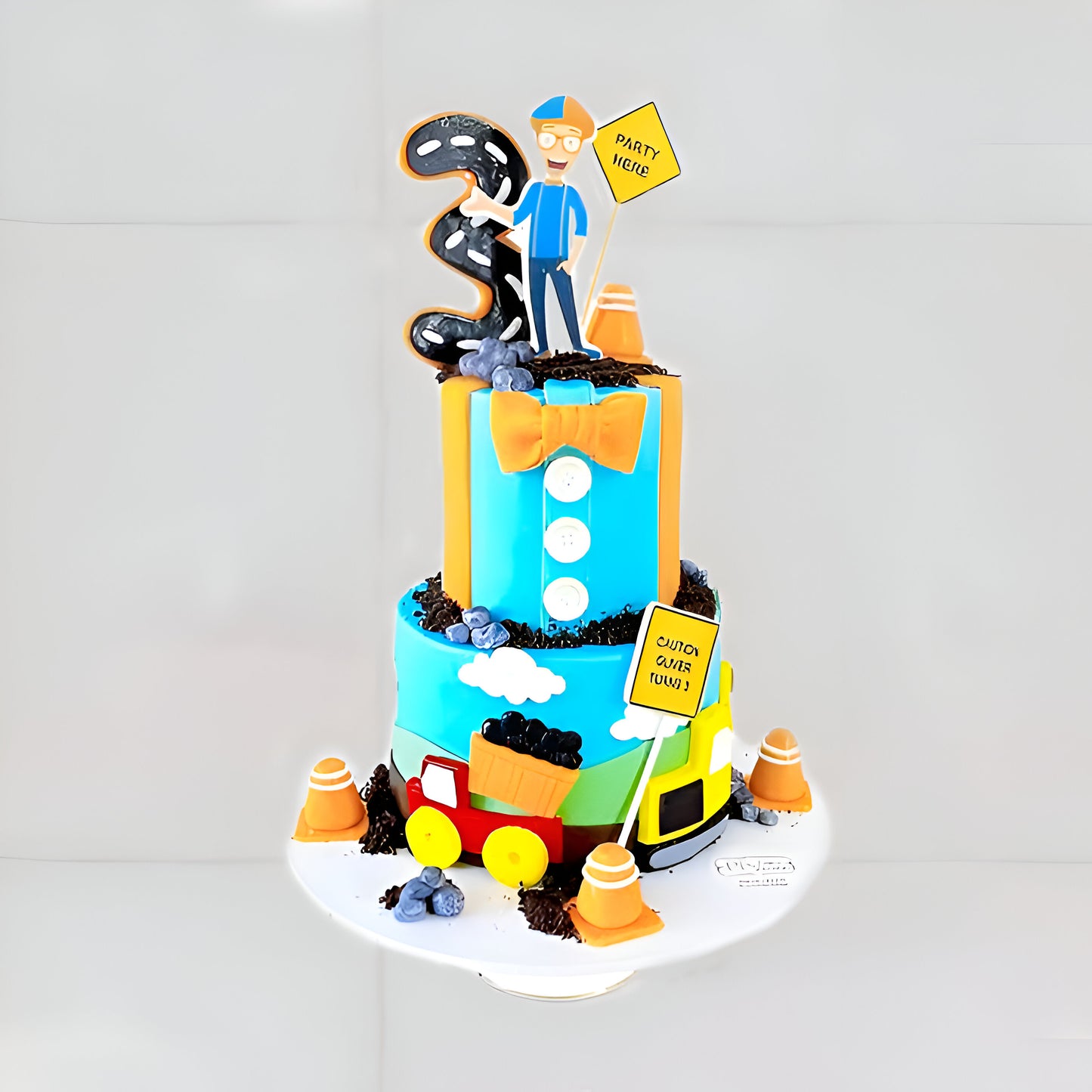 2- Tier Blippi Themed Cake