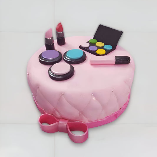 Makeup Themed Cake