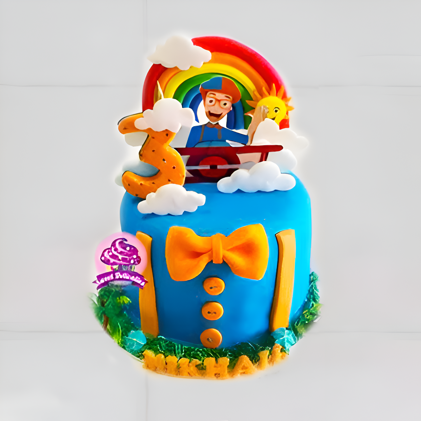 Blippi Theme Cake