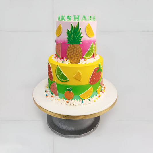 Tropical Fruits Cake